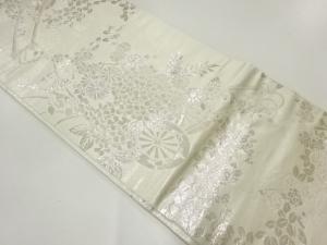 花車模様織出し丸帯